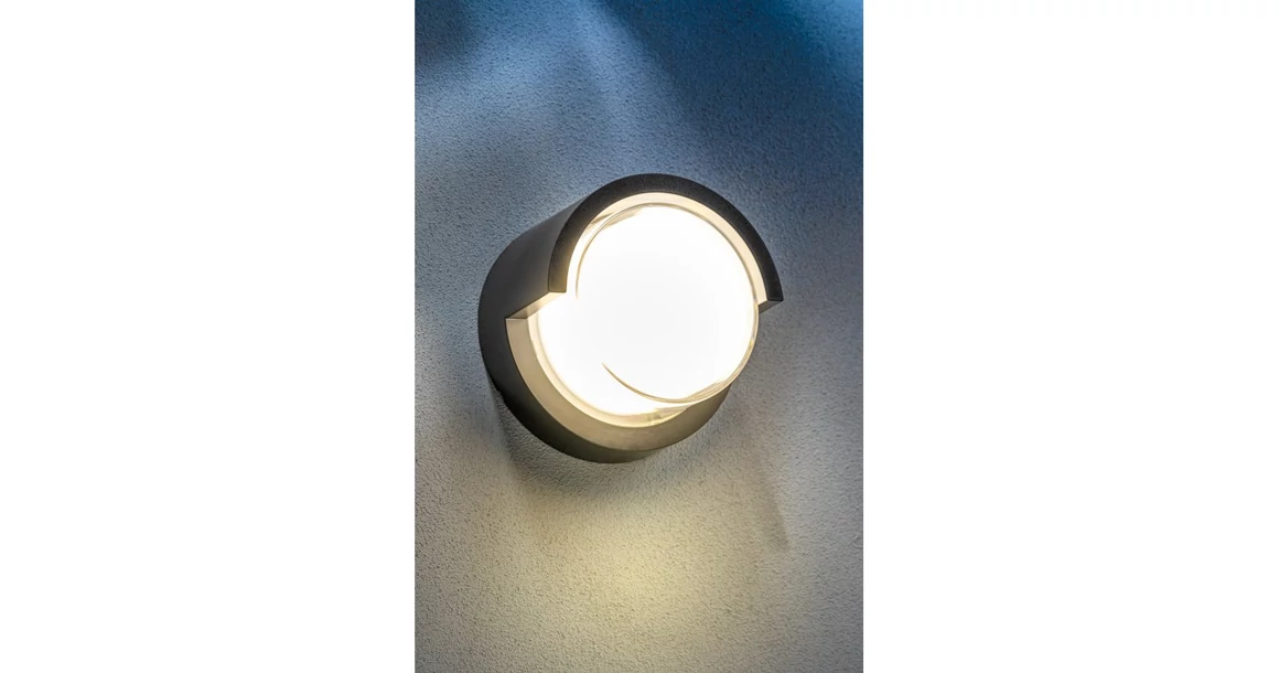 Kép 3/5 - Lámpa Fali lámpa CANTI 12W, 1000lm, AC220-240V,50/60Hz, IP65, 4000K, kör