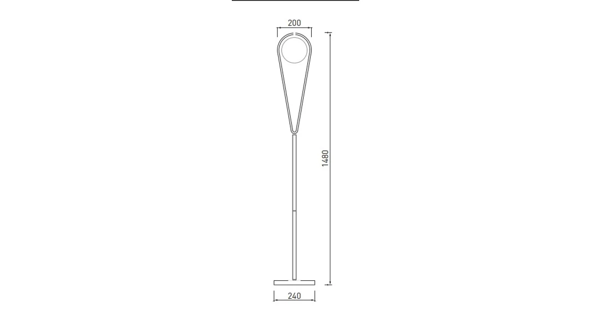 Kép 5/5 - Lámpa Állólámpa CIKLOP F, 9737, AC220-240V, 50/60Hz, 1*E27, IP20, átmérő 25cm, egyes, arany