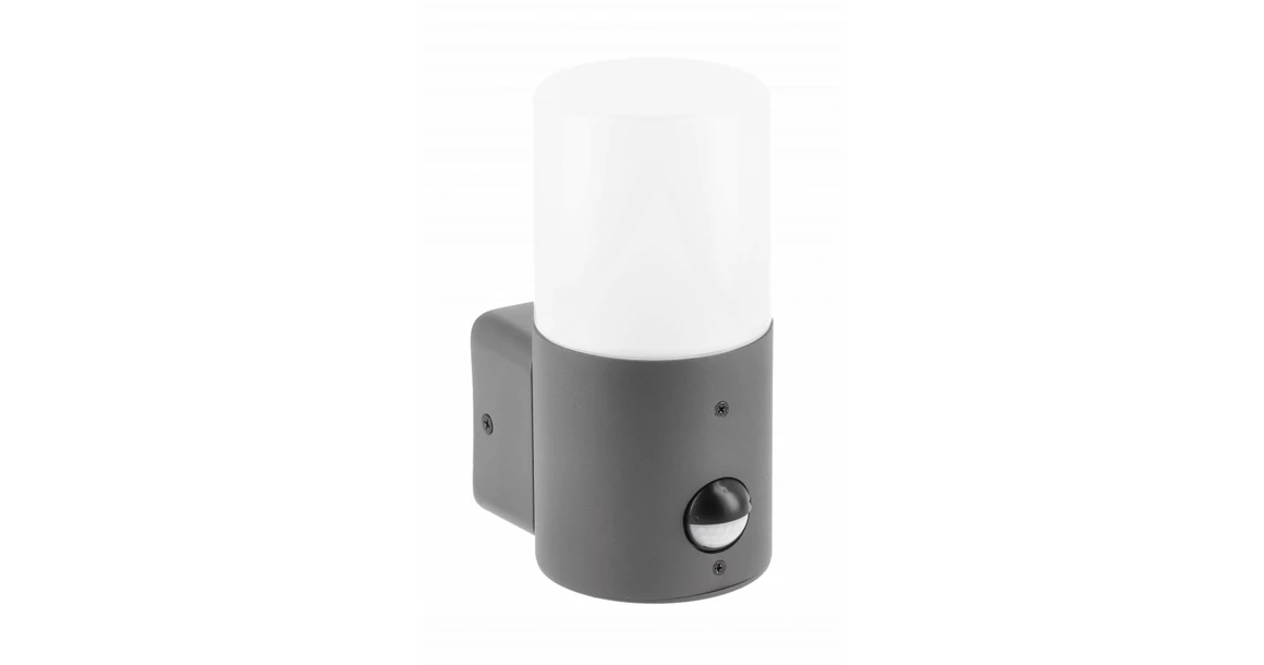 Kép 1/7 - Lámpa Kerti lámpatest CORTA-AU PIR, E27, MAX.25W, IP44, AC220-240V, 50-60Hz, gyertya, felső, grafit