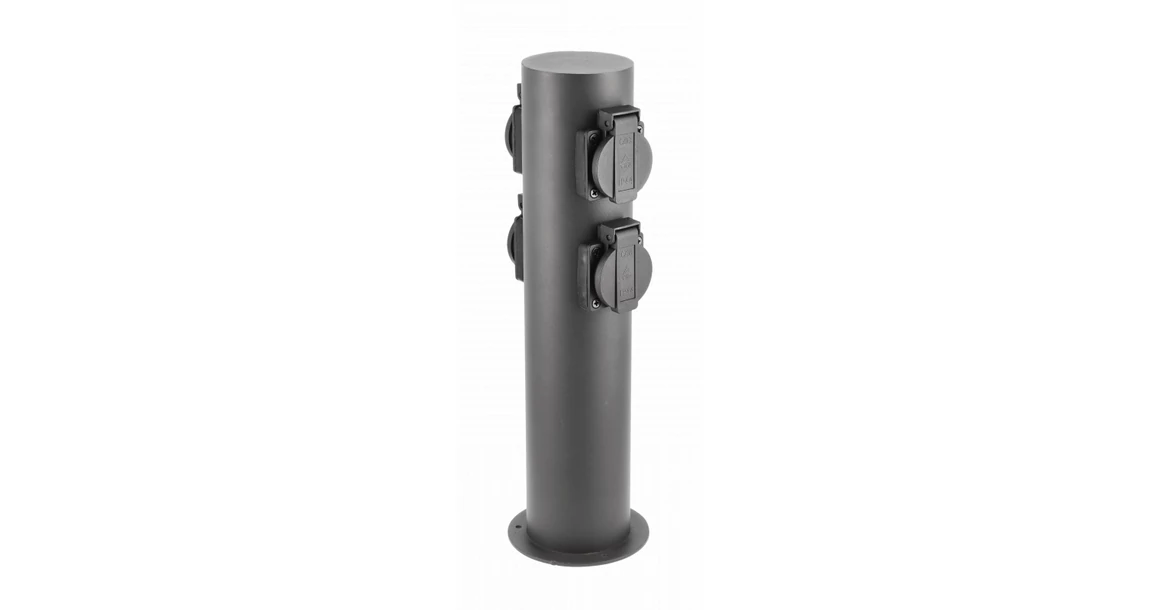 Kép 1/4 - Lámpa Kerti lámpatest CORTA-P 36, IP54, AC220-240V, 50-60Hz, 4*elosztó, max.3500W, rúd, grafit