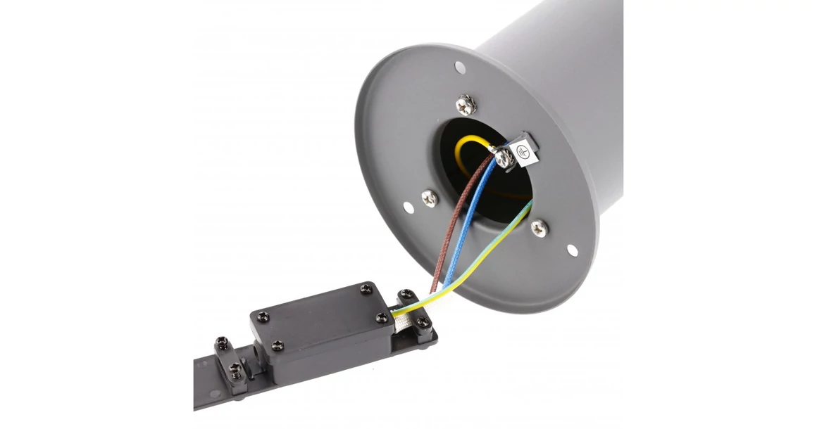 Kép 4/5 - Lámpa Kerti lámpatest CORTA-P 80,E27, MAX.25W,IP44,AC220-240V,50-60Hz,pole, grafit