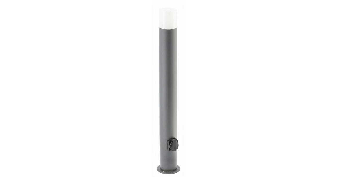Kép 1/4 - Lámpa Kerti lámpatest CORTA-P 80, E27, MAX.25W, IP44, AC220-240V, 50-60Hz, plug max. 3000W, rúd, grafit