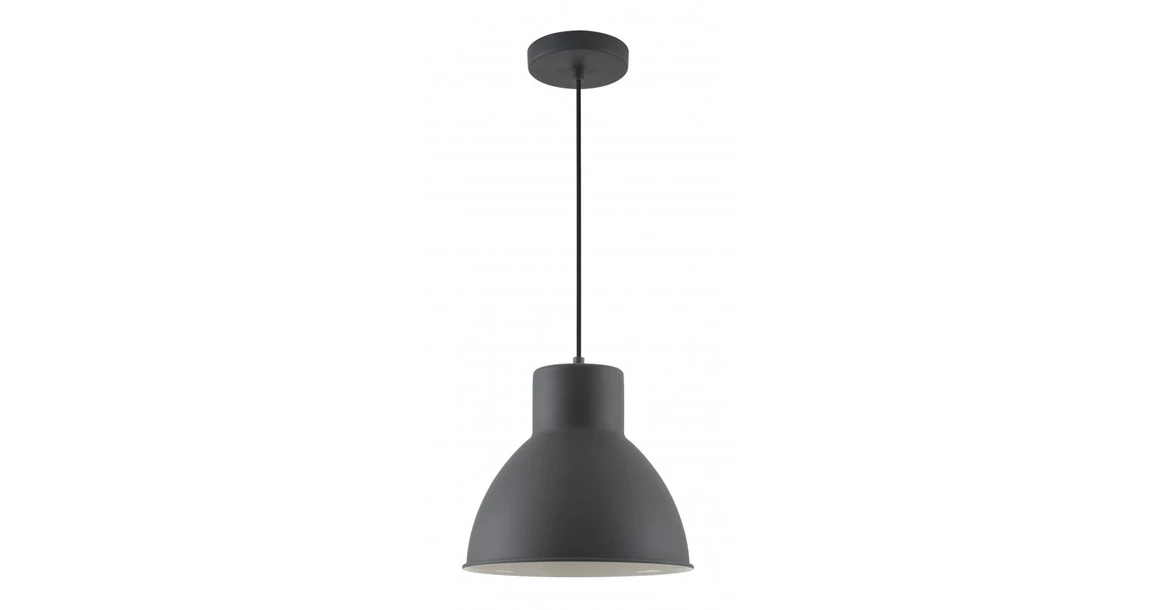 Kép 1/7 - Lámpa Mennyezeti lámpatest DANTE, 2119, AC220-240V, 50/60Hz, 1*E27, max.40W, IP20, átmérő 27,5cm, egyes, fekete