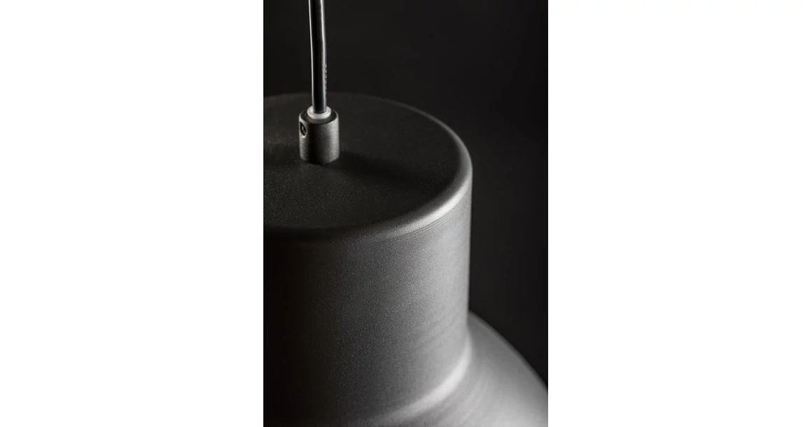 Kép 2/7 - Lámpa Mennyezeti lámpatest DANTE, 2119, AC220-240V, 50/60Hz, 1*E27, max.40W, IP20, átmérő 27,5cm, egyes, fekete