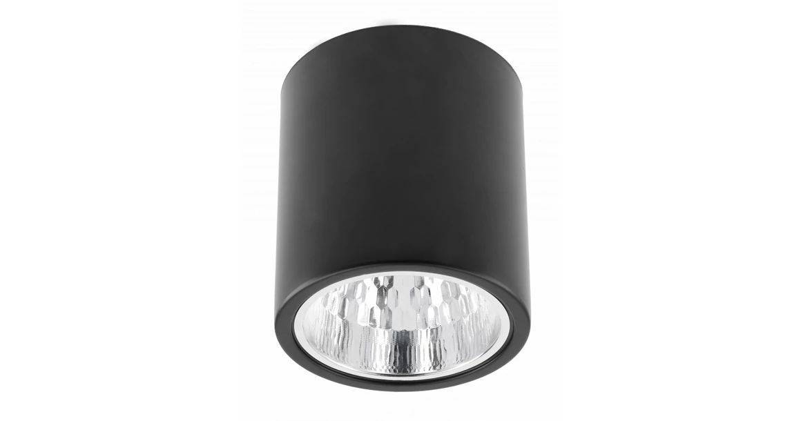 Kép 1/4 - Lámpa Mennyezeti lámpatest DRAGO, max 60W, E27, AC220-240V, 50-60Hz, IP20, 133x148 mm, fekete