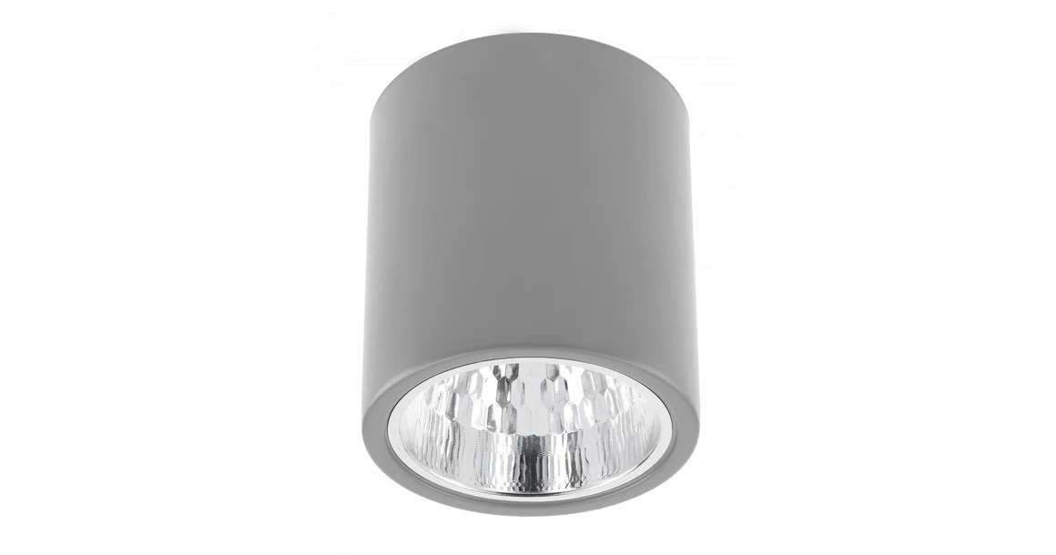 Kép 1/6 - Lámpa Mennyezeti lámpatest DRAGO, max 60W, E27, AC220-240V, 50-60Hz, IP20, 172x180 mm, szürke