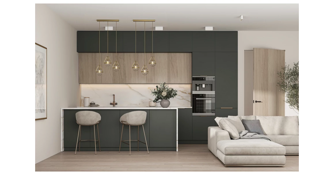 Kép 2/6 - Lámpa Mennyezeti lámpatest DROP 3 , 6335, AC220-240V, 50/60Hz, 3*E14, max.25W, átmérő 68 cm, arany