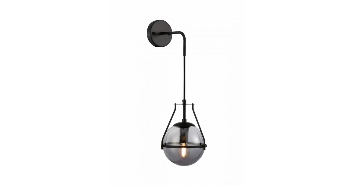 Kép 1/5 - Lámpa Mennyezeti lámpatest DROP 4, 7325, AC220-240V, 50/60Hz, 1*E14, max.25W, fekete