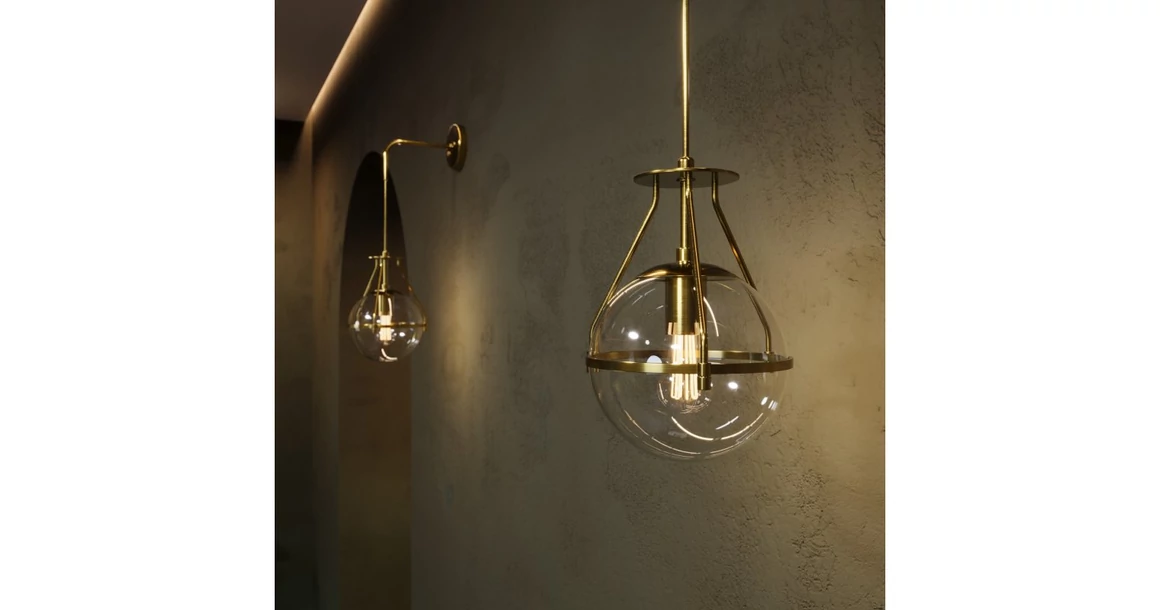 Kép 2/3 - Lámpa Mennyezeti lámpatest DROP 4, 7110, AC220-240V, 50/60Hz, 1*E14, max.25W, arany