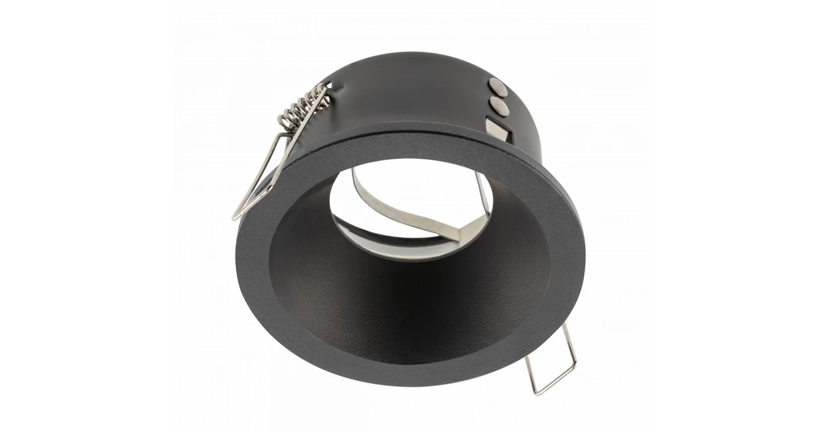 Kép 1/2 - Lámpa Mennyezeti lámpatest ELVA, IP54, Ø85x45mm,kör, fekete