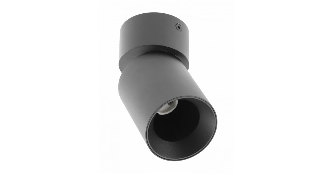 Kép 1/4 - Lámpa Mennyezeti lámpatest FARGO 2, aluminium,, 70x166mm, IP20, max 20W, kör, fekete