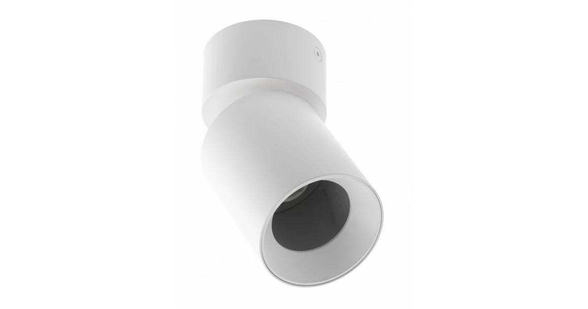 Kép 1/4 - Lámpa Mennyezeti lámpatest FARGO 2, aluminium,, 70x166mm, IP20, max 20W, kör, fehér