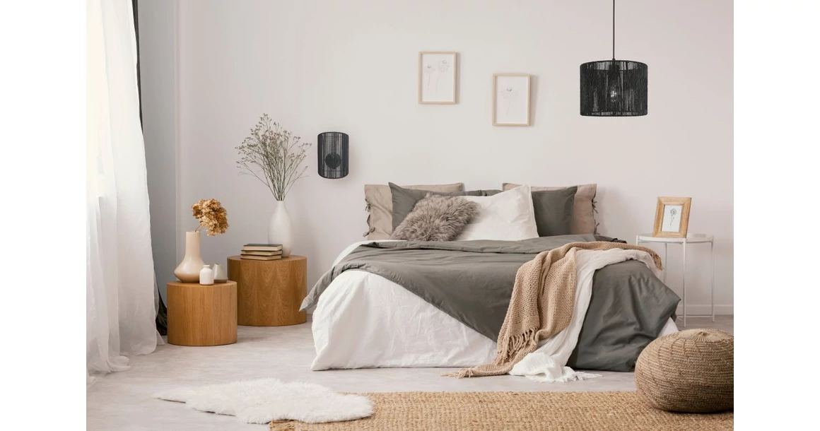 Kép 2/5 - Lámpa Fali lámpatest  FORESTO 3, 6144, AC220-240V, 50/60Hz, 1*E27, max.40W, fekete