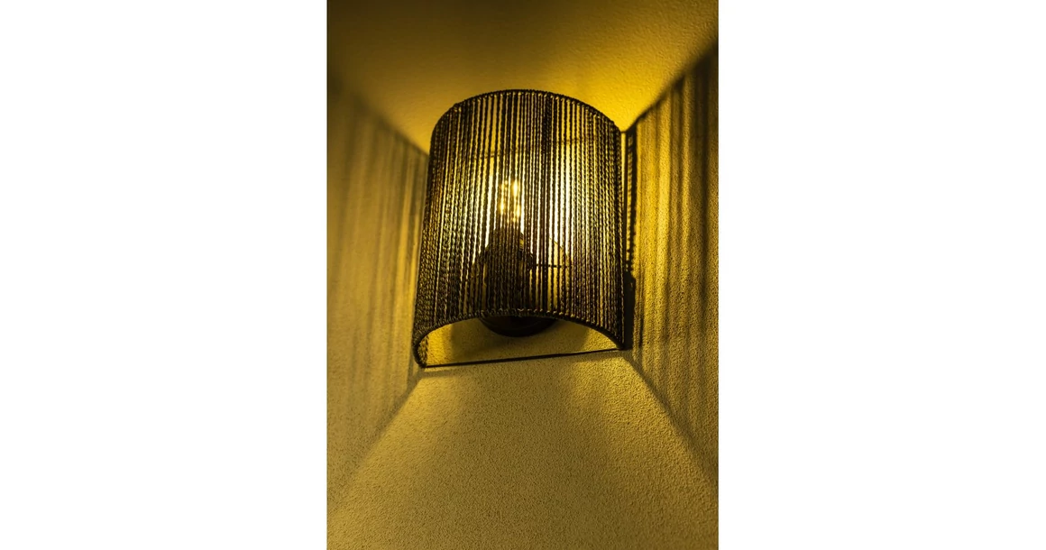 Kép 4/5 - Lámpa Fali lámpatest  FORESTO 3, 6144, AC220-240V, 50/60Hz, 1*E27, max.40W, fekete