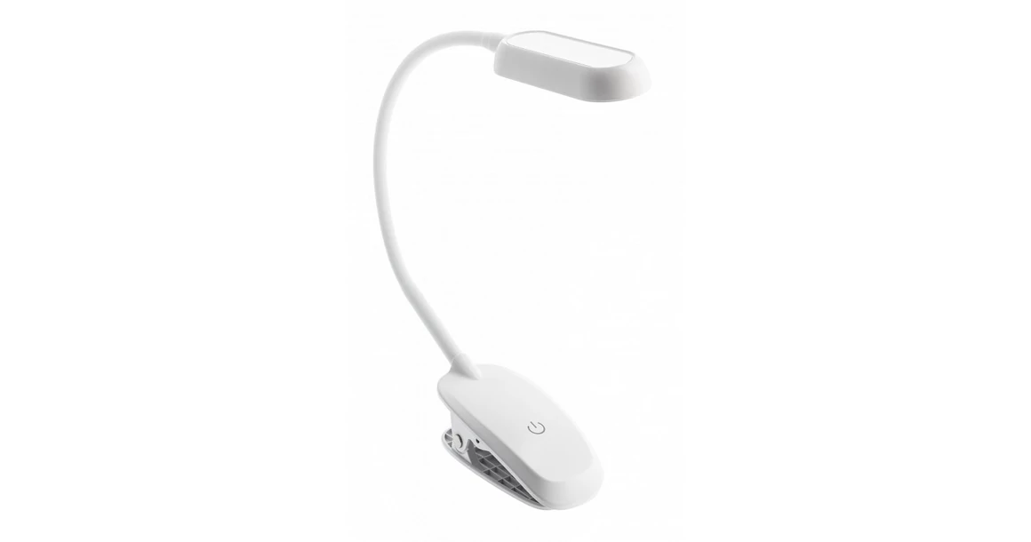 Kép 1/6 - Lámpa Asztali FROGY 5W, 300lm, DC5V, 1A, 4000K, battery, 1200MAh, Ra>80, szabályozható, fehér