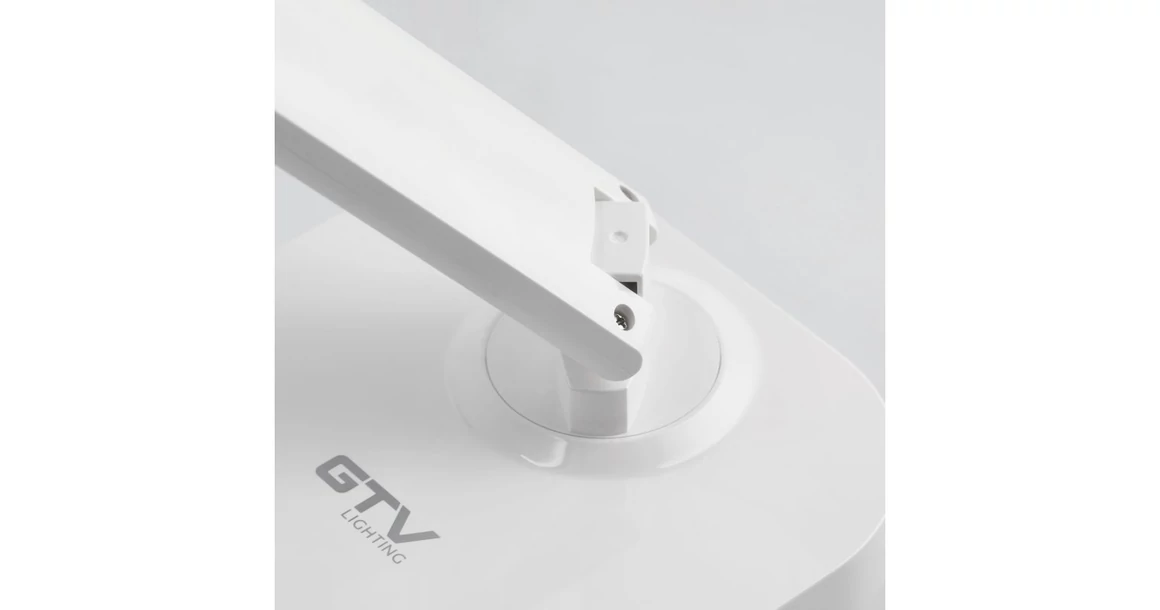 Kép 5/7 - Lámpa Asztali GALE 8W, 550lm, AC220-240V, 5-CCT, 10 fokozatú fényerő, PF>0,5,RA>80, fehér