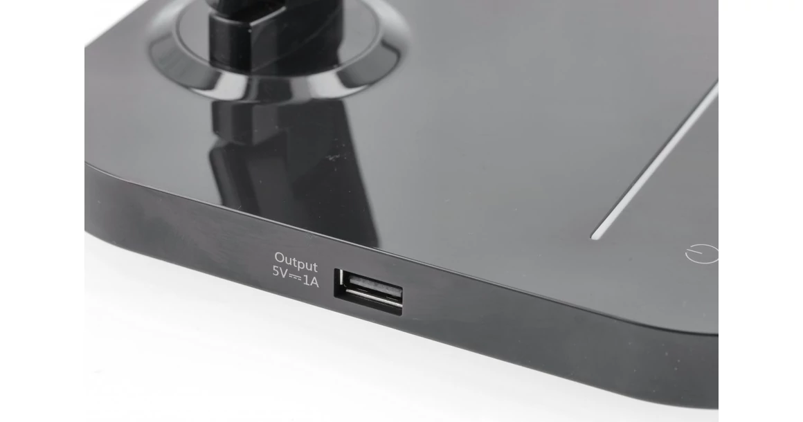 Kép 8/11 - Lámpa Asztali GALE 8W, 550lm, AC220-240V, 5-CCT, 10 fokozatú fényerő, PF>0,5,RA>80, fekete