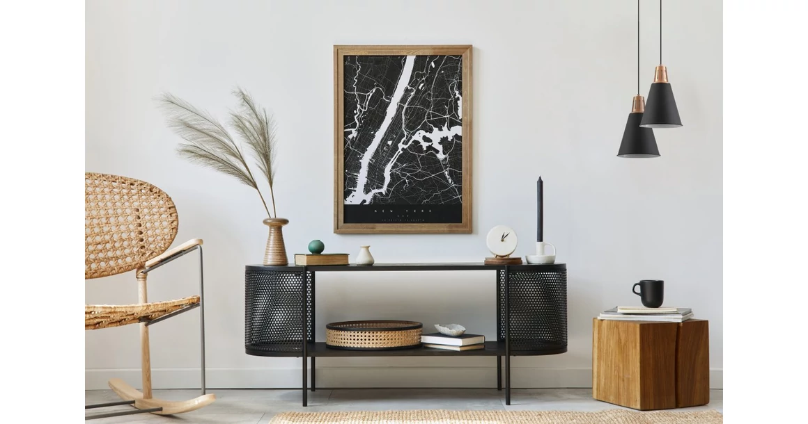 Kép 2/3 - Lámpa Mennyezeti lámpatest GIANNI, 9974, AC220-240V, 50/60Hz, 1*E27, max.40W, IP20, átmérő 22cm, egyes, fekete/arany