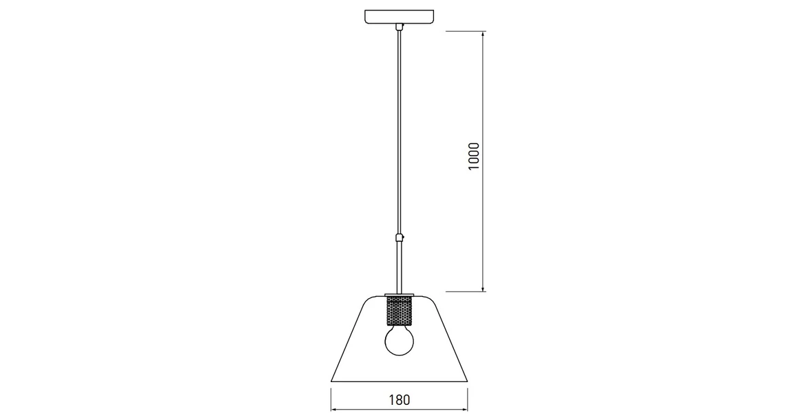 Kép 5/5 - Lámpa Mennyezeti lámpatest GIGLAS 2,8037, AC220-240V, 50/60Hz, 1*E27, IP20, átmérő 18 CM, egyes, arany