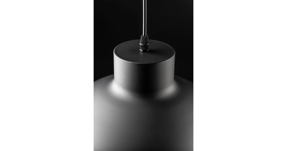 Kép 2/6 - Lámpa Mennyezeti lámpatest GOLDI 1,4090,AC220-240V,50/60Hz,1*E27,IP20,átmérő 30cm,egyes,fekete/arany