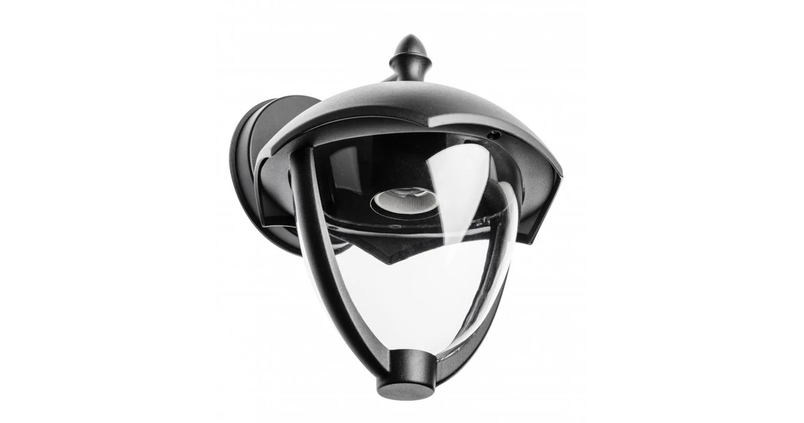 Kép 1/4 - Lámpa Kerti lámpatest GRANDE-AD, E27, MAX.60W, IP54, AC220-240V, 50-60Hz, alsó egyenes lámpa, fekete