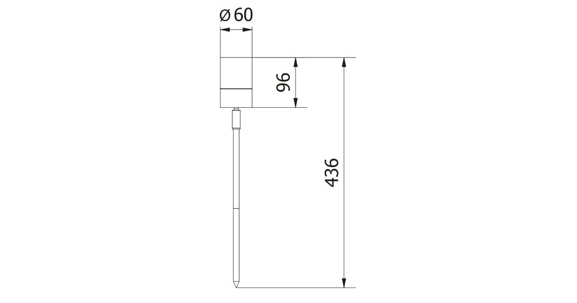 Kép 5/5 - Lámpa Kerti lámpatest  GRAZIE, GU10, max.20W, IP44, AC220-240V, 50-60Hz, kábel 1,5 m csatlakozóval, inox
