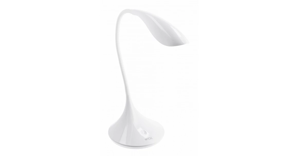 Kép 1/5 - Lámpa Asztali HALLEY 8 W, 500 lm, AC220-240V, 4000K, 3-srep dimming ,PF>0,5, Ra>80, fehér