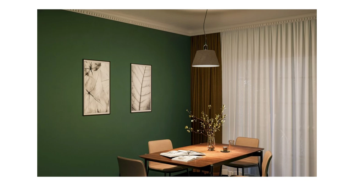 Kép 3/9 - Lámpa Mennyezeti lámpatest KASEL , 6243, AC220-240V, 50/60Hz, 1*E27, max.40W, átmérő 40 cm, szürke