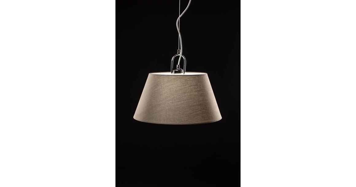 Kép 4/9 - Lámpa Mennyezeti lámpatest KASEL , 6243, AC220-240V, 50/60Hz, 1*E27, max.40W, átmérő 40 cm, szürke