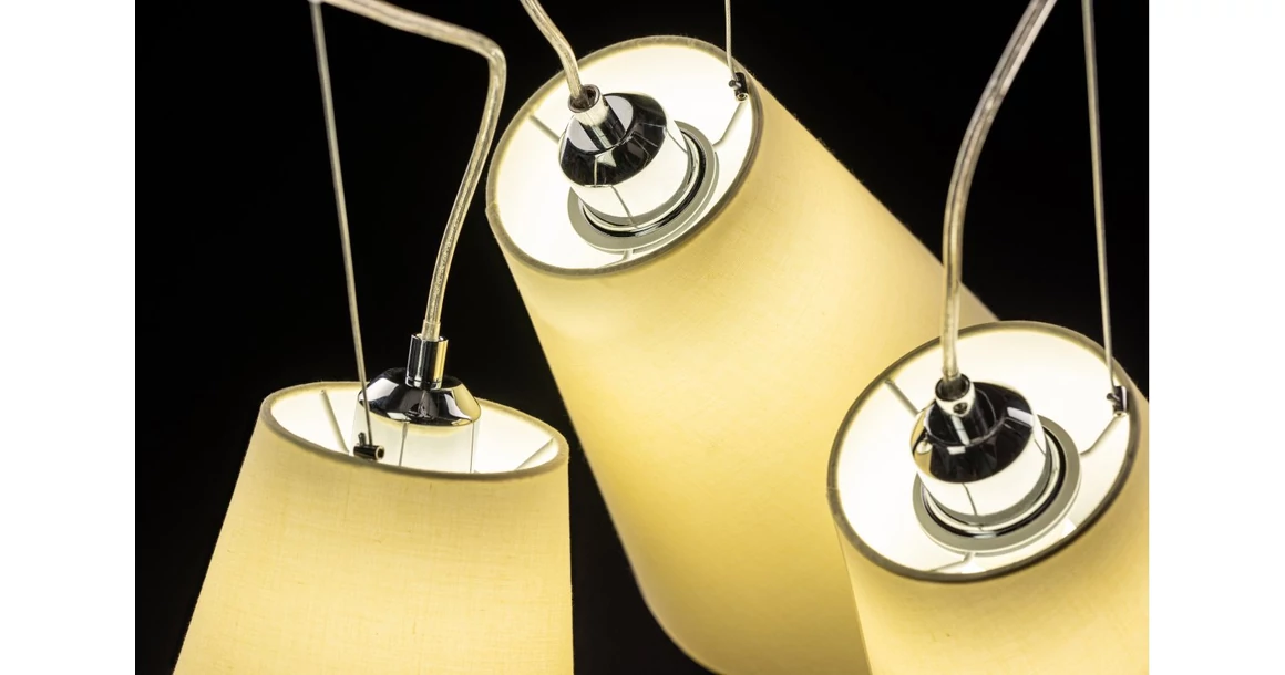 Kép 9/10 - Lámpa Mennyezeti lámpatest KASEL 3, 5314, AC220-240V, 50/60Hz, 3*E27, max.40W, átmérő 46 cm, krém