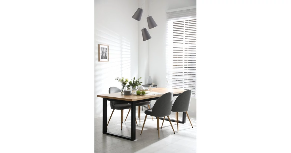 Kép 2/9 - Lámpa Mennyezeti lámpatest KASEL 3, 6229, AC220-240V, 50/60Hz, 3*E27, max.40W, átmérő 46 cm, szürke