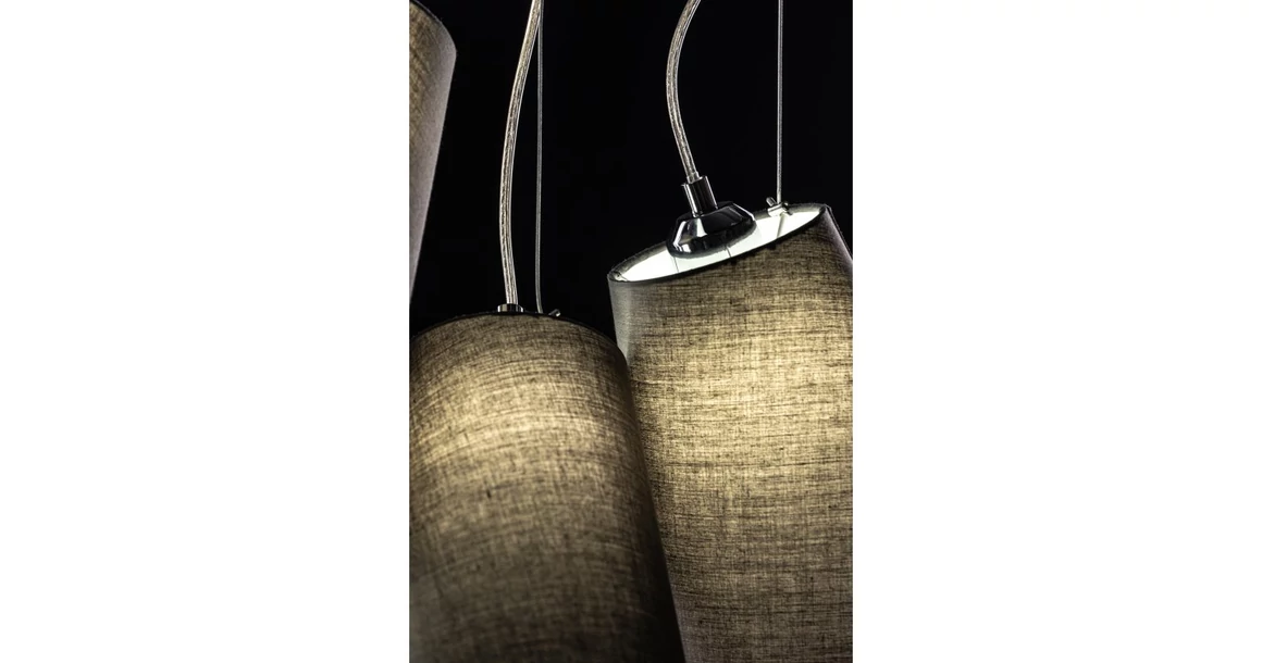 Kép 7/9 - Lámpa Mennyezeti lámpatest KASEL 3, 6229, AC220-240V, 50/60Hz, 3*E27, max.40W, átmérő 46 cm, szürke