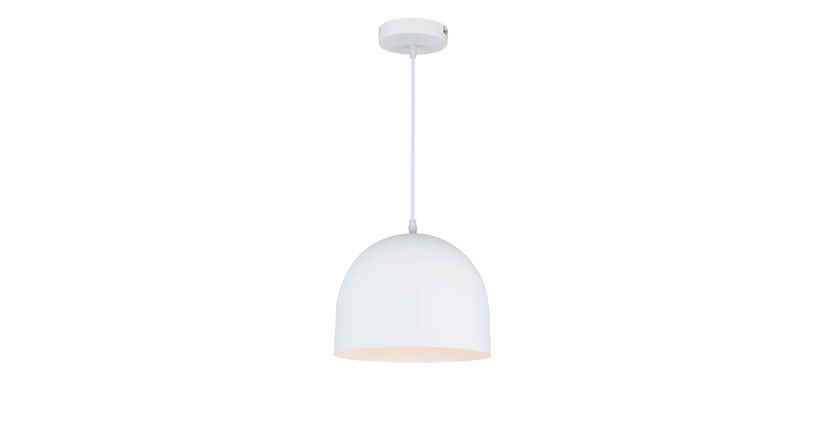 Kép 1/3 - Lámpa Mennyezeti lámpatest KATILU, 1976,AC220-240V,50/60Hz,1*E27,IP20,átmérő 25cm,egyes,fehér