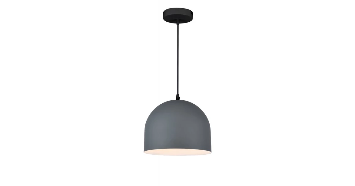Kép 1/3 - Lámpa Mennyezeti lámpatest KATILU,2041, AC220-240V,50/60Hz,1*E27,IP20,átmérő 25cm,egyes,szürke