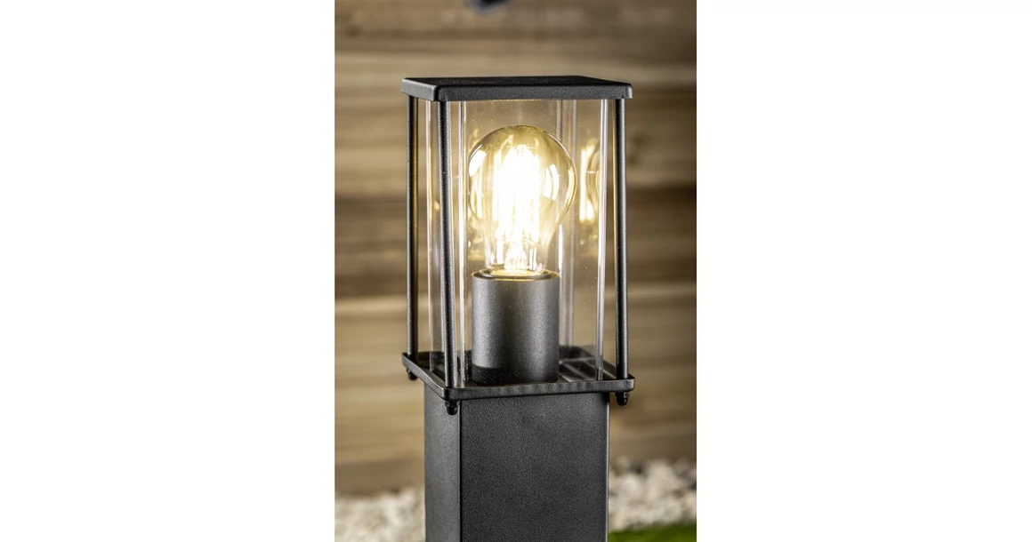 Kép 2/3 - Lámpa Kerti lámpatest KEMI-P 50, E27, MAX.15W, IP44, AC220-240V, 50-60Hz, pole, grafit