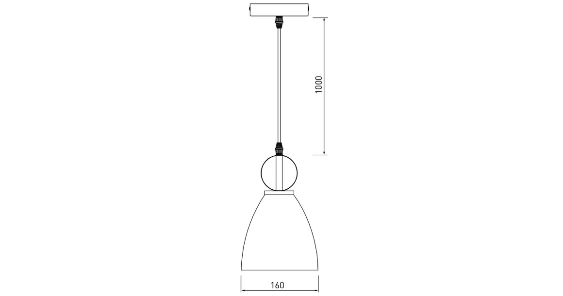 Kép 3/3 - Lámpa Mennyezeti lámpatest KERALA, 3253,AC220-240V,50/60Hz,1*E27,IP20,átmérő 16cm,egyes,fehér