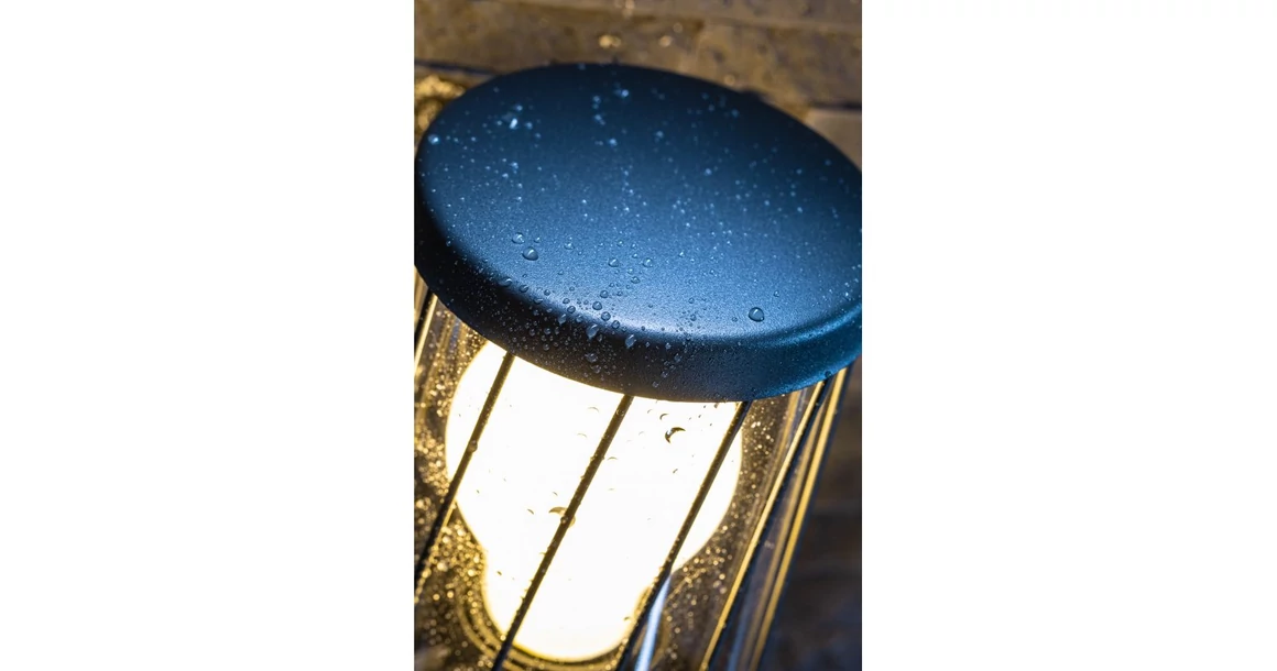 Kép 3/6 - Lámpa Kerti lámpatest KERTA-A, E27, MAX.12W, IP44, AC220-240V ,50-60Hz,falra szerelhető, grafit