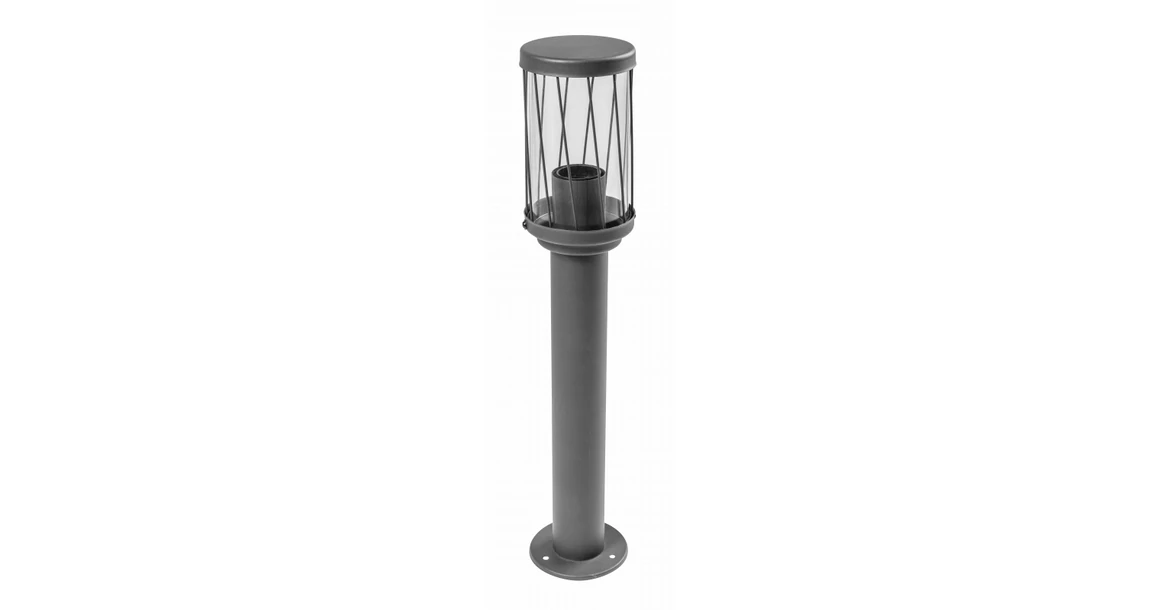 Kép 1/5 - Lámpa Kerti lámpatest  KERTA-P 50, E27, MAX.12W, IP44, AC220-240V, 50-60Hz, pole, grafit