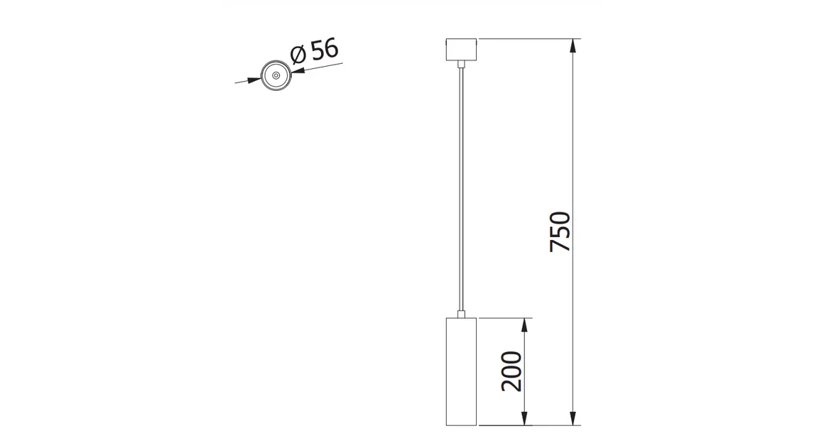 Kép 2/2 - Lámpa Mennyezeti lámpatest LAGOS II, GU10, aluminium, IP20, max. 20W, fekete