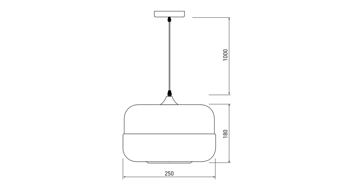 Kép 5/5 - Lámpa Mennyezeti lámpatest LENDER 2,8433,AC220-240V,50/60Hz,1*E27,IP20,átmérő 25CM,egyes, fekete