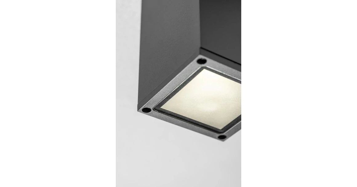 Kép 7/8 - Lámpa Mennyezeti lámpatest LENTO, aluminium, 100x130, IP54, max 35W, négyzet, grafit