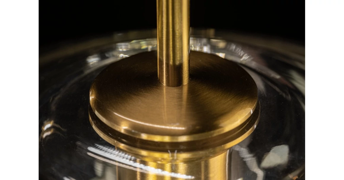 Kép 3/5 - Lámpa Mennyezeti lámpatest LIME,7887,AC220-240V,50/60Hz,1*E27,IP20,átmérő 35CM,egyes,arany