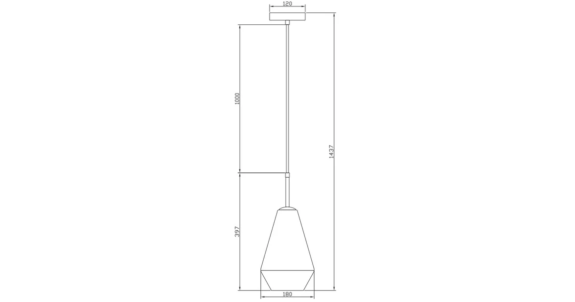 Kép 4/4 - Lámpa Mennyezeti lámpatest LIME 2,7900,AC220-240V,50/60Hz,1*E27,IP20,átmérő 35cm, egyes, arany