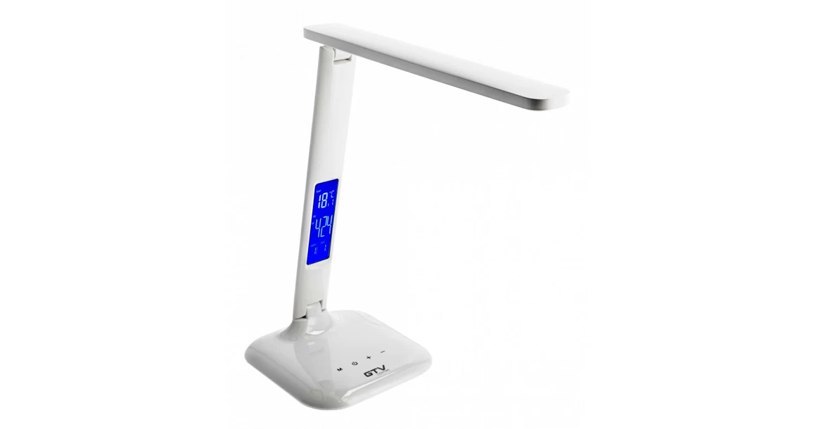 Kép 1/9 - Lámpa Asztali LINEAR 7W, 420lm,mAC220-240V, 3-CCT, 5 fokozatú fényerő ,PF>0,5,RA>80, fehér
