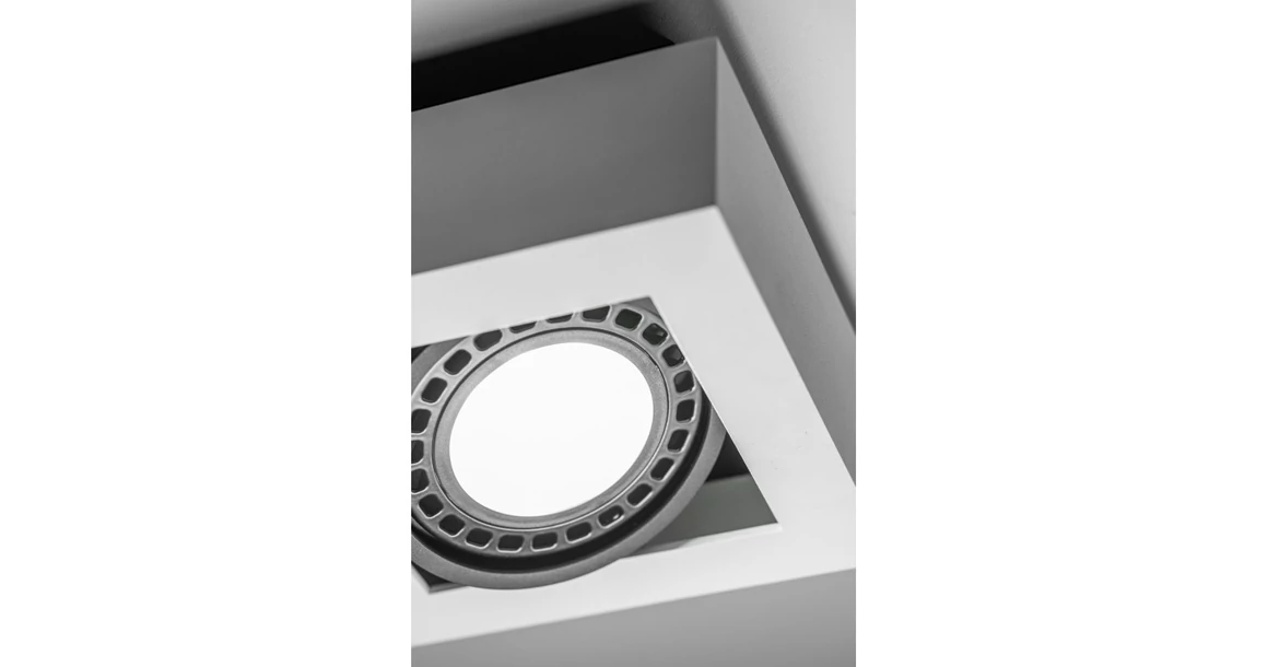 Kép 2/5 - Lámpa Mennyezeti lámpatest Loid, 4632,AC220-240V, 50/60 Hz, IP 20,1*gu10, ES111,egyes,fehér