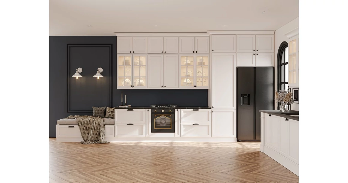 Kép 3/4 - Lámpa Fali lámpatest LORET,7871,AC220-240V,50/60Hz,1*E27,max.40W,IP20,átmérő 20cm,egyes,fehér