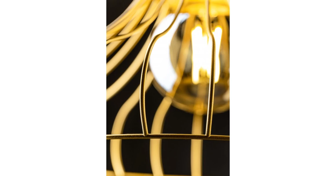 Kép 3/6 - Lámpa Mennyezeti lámpatest LOTTE,2646,AC220-240V,50/60Hz,1*E27,IP20,átmérő 33cm,egyes,arany