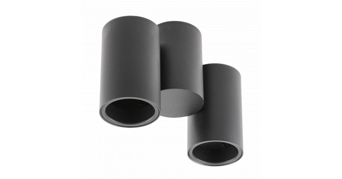 Kép 6/7 - Lámpa Mennyezeti lámpatest LUPO, aluminium, 17.5x5.6x11.5, IP20, 2*GU10, max. 50W, kör, fekete