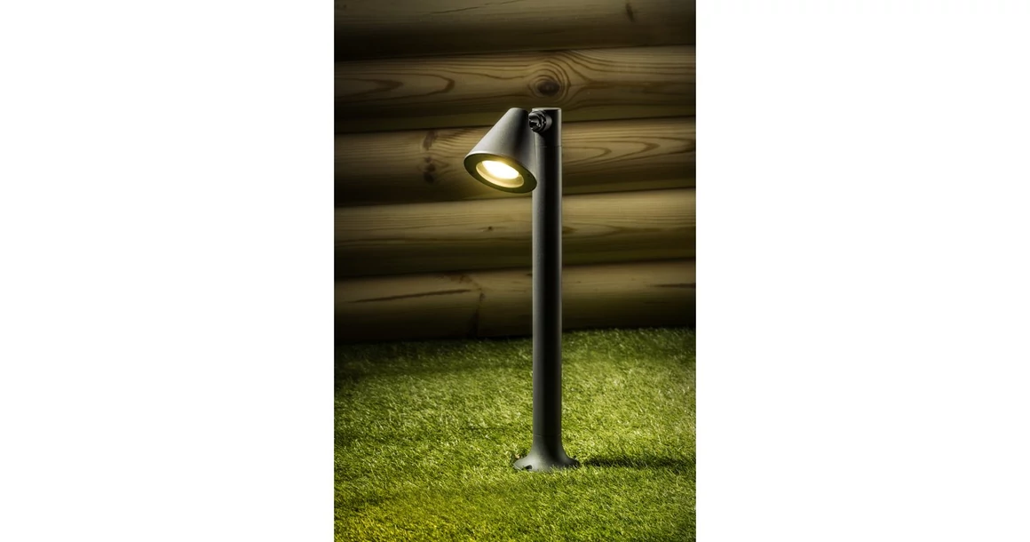 Kép 2/5 - Lámpa Kerti lámpatest LUSTINO-D, GU10, max.20W, IP44, AC220-240V, 50-60Hz,rúd 500 mm,grafit