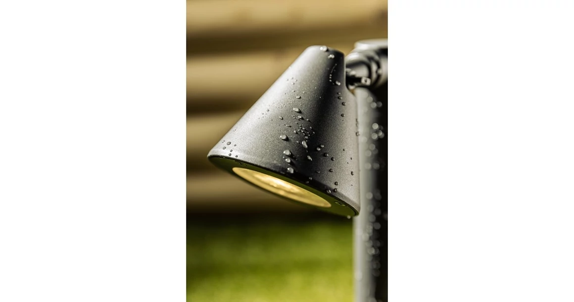 Kép 3/5 - Lámpa Kerti lámpatest LUSTINO-D, GU10, max.20W, IP44, AC220-240V, 50-60Hz,rúd 500 mm,grafit